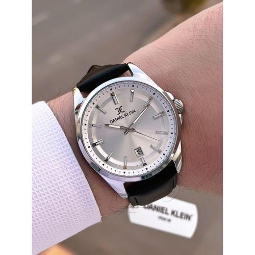 Daniel Klein Erkek Kol Saati 30 Metre Suya Dayanıklı Deri Kayış Kordon + Bileklik Hediyeli VS.BLKT.0680