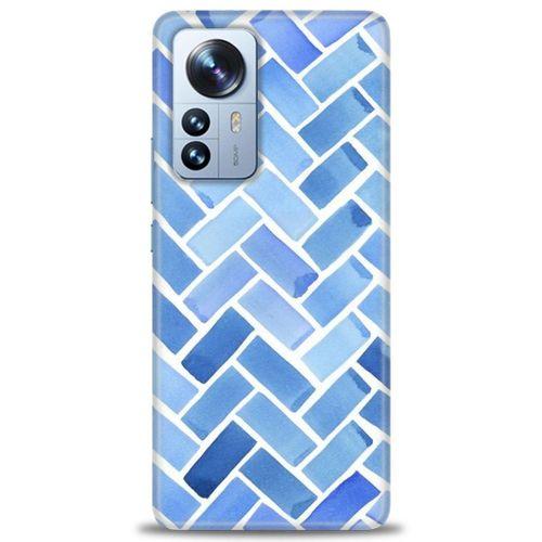 Xiaomi Mi 13 Lite Kılıf HD Baskılı Kılıf - Mavi + Tam Ekran Koruyucu