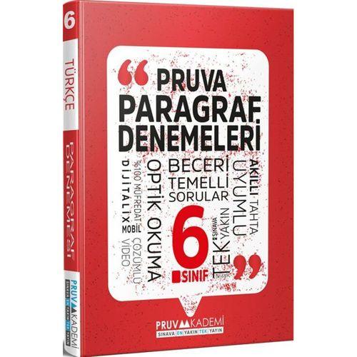 6. Sınıf Paragraf Deneme Pruva Akademi