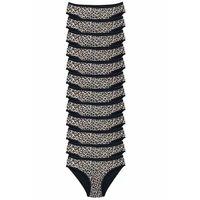 12 Adet Leopar Desenli Likralı Yumuşak Dokulu Kadın Slip Külot