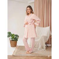 Kadın Pijama Takımı - 3'lü Sabahlıklı Lohusa