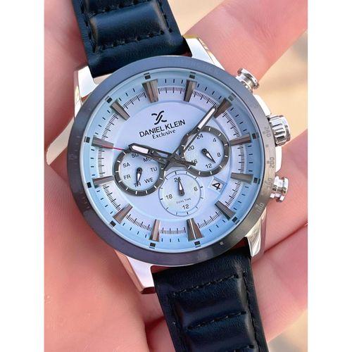 Daniel Klein Erkek Kol Saati 30 Metre Suya Dayanıklı Deri Kayış Kordon + Bileklik Hediyeli VS.BLKT.0670