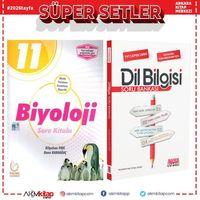 Palme Yayınları 11.Sınıf Biyoloji ve AKM Dil Bilgisi Soru Bankası Seti 2 Kitap