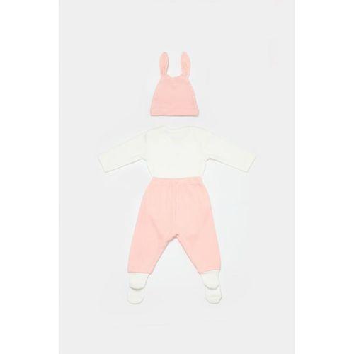 Bibaby Biorganic Bunny 3'Lü Bebek Takım 73326 Pembe