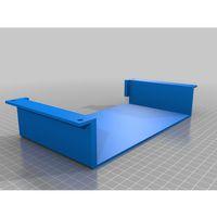 LevelOne KVM Anahtarı Tek Monitor Dört Bilgisayar Alt Masa Montajı 3D Baskı (Bu ürün Sadece Plastik parçadır - Almadan Önce Soru Sorabilirsiniz)