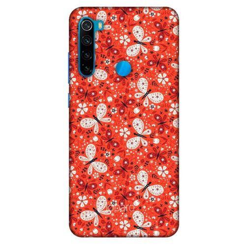 Xiaomi Redmi Note 8 Kılıf Kelebek Etkisi (6) Silikon Kılıf Mavi Yeşil