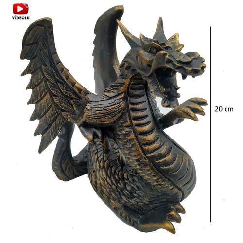 Yüzüklerin Efendisi Hobbit Ejderha Biblo Dekoratif Heykel