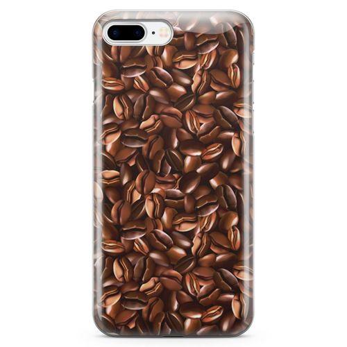Apple iPhone 7 Plus Kılıf Çekirdek Kahve Arka Kapak Koruma Desenli Full Koruyucu