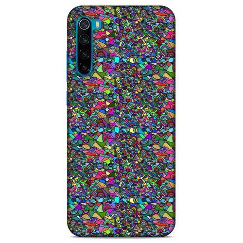 Lopard Xiaomi Redmi Note 8T Uyumlu Kılıf Soyut Sanat (31) Baskılı TPU Kılıf