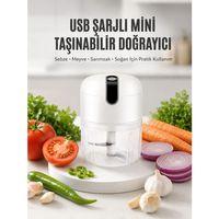 Rondo Doğrayıcı 250 Ml Taşınabilir Usb Pratik El Rondo Blender Yeni Nesil