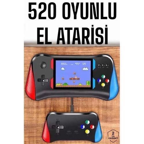 Gamepad Joystick 500 Oyunlu Retro Oyun Konsolu Tv Bağlantı Özellikli 2 Kişilik Destekli