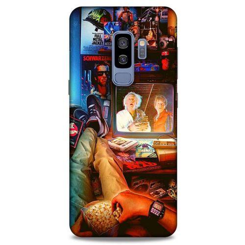 Retro (35) Desen Fit Design Kılıf Renkli Samsung Galaxy S9 Plus Kılıf