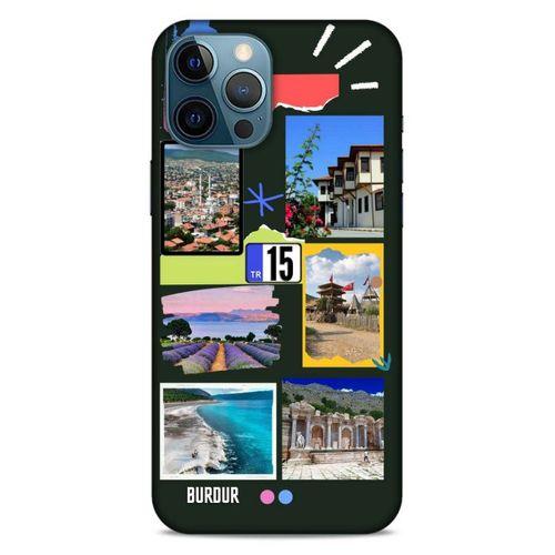 Lopard Apple iPhone 12 Pro Max Uyumlu Kılıf Şehirli ※ (15) Burdur Antişok Kılıf