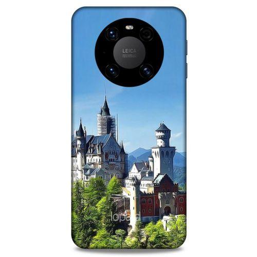 Lopard Huawei Mate 40 Pro Uyumlu Kılıf Dünya Mimarisi (3) Kapak