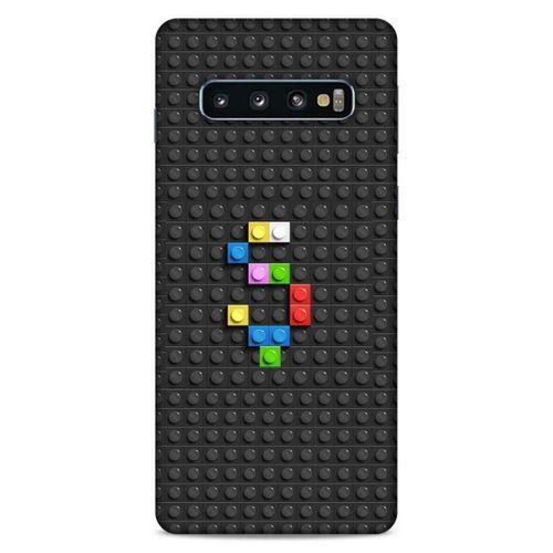 Lopard Samsung Galaxy S10 Uyumlu Kılıf BloX (31) TPU Kılıf Ş Harfi