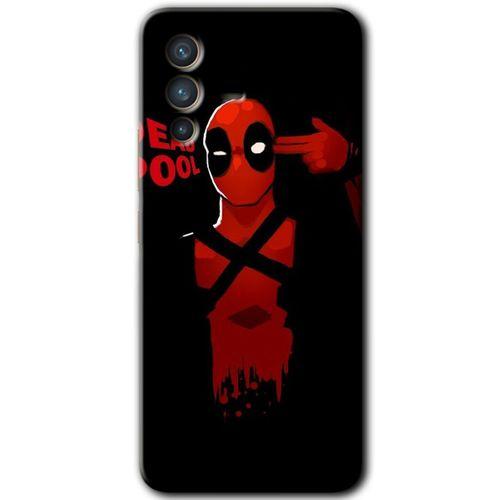 Vivo V23 5G Kılıf HD Desen Baskılı Arka Kapak+Temperli Cam - DeadPool 4