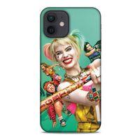 Apple iPhone 12 Uyumlu Kılıf Harley Quinn (33) Hybrid Kılıf Lavanta grisi
