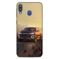 Lopard Samsung Galaxy M20 Uyumlu Kılıf PickUpX (40) Fit Silikon Kılıf Mor