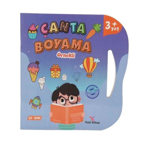 Eğitici Çocuk Çanta Kitap Boyama Kitabı Örnekli
