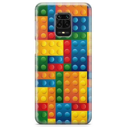 Xiaomi Redmi Note 9 Pro Kılıf Lego Dünyası Arka Kapak Koruma Desenli Full Koruyucu