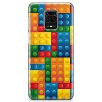 Xiaomi Redmi Note 9 Pro Kılıf Lego Dünyası Arka Kapak Koruma Desenli Full Koruyucu