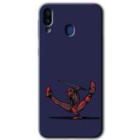 Samsung Galaxy M20 HD Baskılı Kılıf + 9D Tam Ekran Koruyucu - DeadPool 3