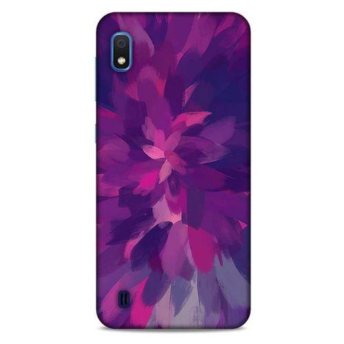 Samsung Galaxy A10 Uyumlu Kılıf Mor Delisi (43) Thin Fit Kılıf Yağlı Boya