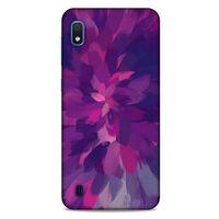 Samsung Galaxy A10 Uyumlu Kılıf Mor Delisi (43) Thin Fit Kılıf Yağlı Boya