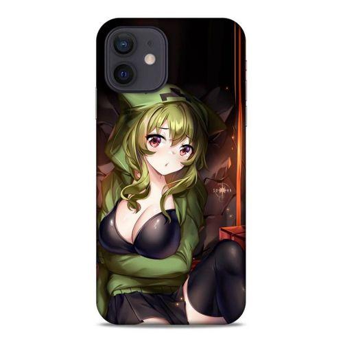 Lopard Apple iPhone 12 Uyumlu Kılıf PiXel (34) Slim Armor Kılıf TNT Anime