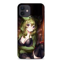 Lopard Apple iPhone 12 Uyumlu Kılıf PiXel (34) Slim Armor Kılıf TNT Anime