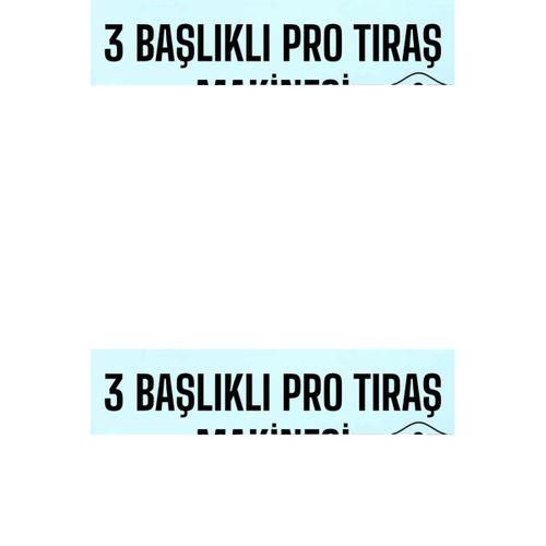 3 Başlıklı Profesyonel Saç Ve Sakal Bakım Seti Vücut, Burun Ve Kulak Tüy Alma