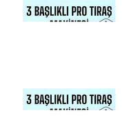 3 Başlıklı Profesyonel Saç Ve Sakal Bakım Seti Vücut, Burun Ve Kulak Tüy Alma