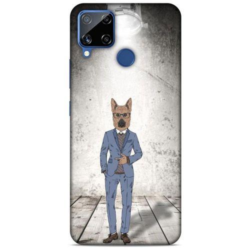 Oppo Realme C15 Kılıf Köpek Kıyafetleri (9) Kılıf Alman Kurdu Süveter