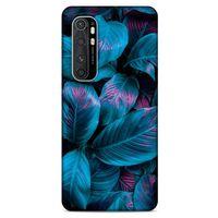 Xiaomi Mi Note 10 Lite Uyumlu Kılıf Mavi Delisi (48) Bumper Kılıf Yaprak