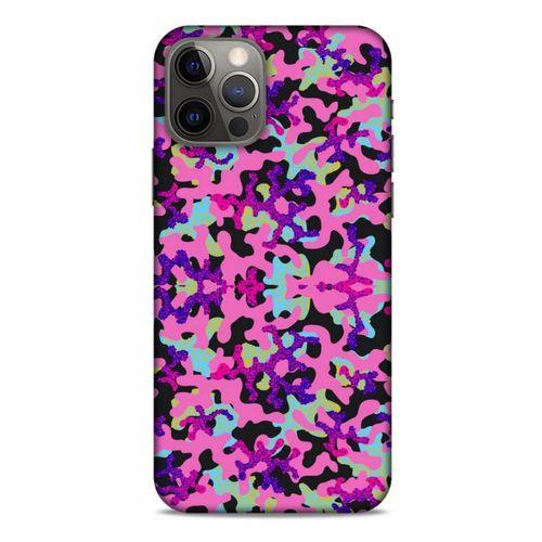 Apple iPhone 12 Pro Uyumlu Kılıf Pembe Delisi (34) Slim Armor Kılıf Kamuflaj