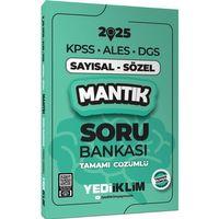 2025 KPSS ALES DGS Sayısal Sözel Mantık Tamamı Çözümlü Soru Bankası Yediiklim Yayınları