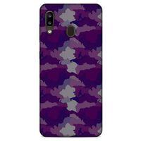 Kamuflaj 63 Samsung Galaxy A20 Kılıf Silikon Kapak