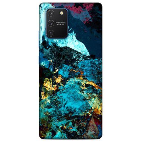 Lopard Samsung Galaxy S10 Lite Uyumlu Kılıf Soyut Sanat (40) Desenli Fit Silikon Kılıf