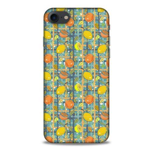Frutix Turunç 06 Apple Iphone 8 Kılıf Desenli Silikon