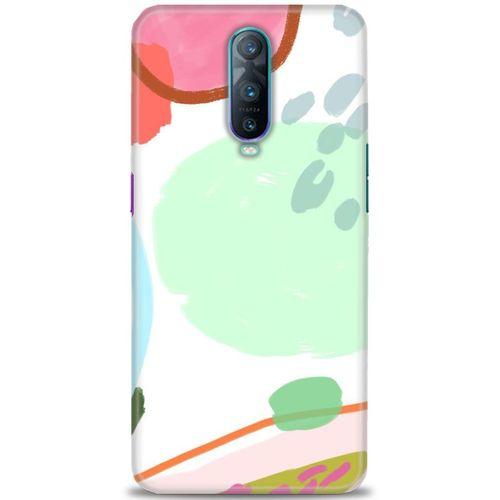 Oppo RX17 Pro Kılıf HD Baskılı Kılıf - Benekli + Tam Ekran Koruyucu