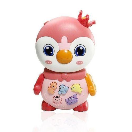 Penguen Eğitici Bebek Piyanosu - Pembe