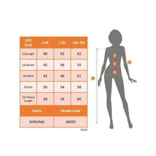 Kadın Uzun Kollu Yuvarlak Yaka Etek Ucu şerit Detaylı Mini Dokuma Elbise