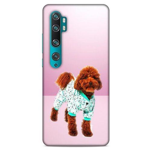 Xiaomi Mi Note 10 Kılıf Köpek Kıyafetleri (33) Hybrid Kılıf Poodle Pijama