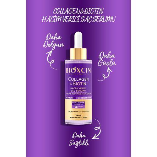 Bioxcin Bioxcin Collagen & Biotin Ekstra Hacim Serumu 100 Ml - Kolajen Biotin İnce Seyrek Saçlar