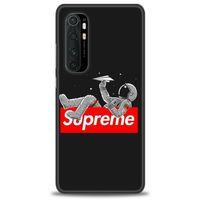 Xiaomi Mi Note 10 Lite Kılıf HD Baskılı Kılıf - Supreme + Tam Ekran Koruyucu