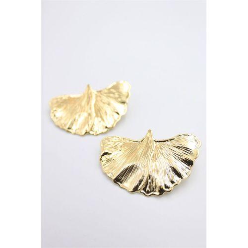 Yaprak Küpe - Altın