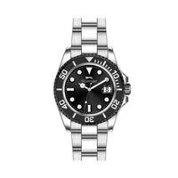 Slazenger  SL.09.2517.1.03 Quartz Çelik Gri Siyah Kadran 45 mm Erkek Kol Saati