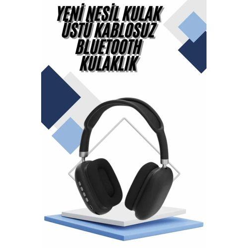 Yeni Nesil Bluetooth Kulaklık Kulak Üstü Anc Özelliği Yüksek Ses Kaliteli