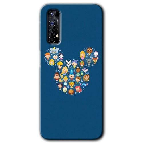 Realme 7 Kılıf HD Desen Baskılı Arka Kapak - Mickey + Kırılmaz Cam