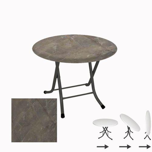 Dockers Klasik Katlanır Masa Yuvarlak (80 cm Çap) - (Werzalit, Wermodin ve Allzalit Tabla) - Halong